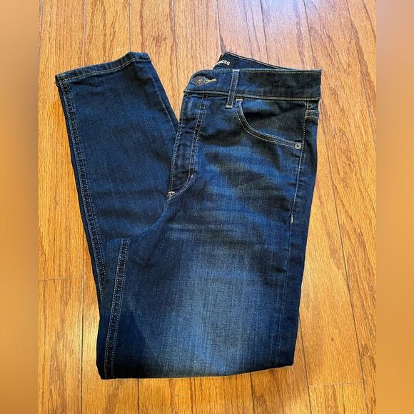 Express Mom Super High Waist Jeans - Picture 1 of 5